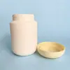 Bote de Plástico de Grado Alimenticio para Proteína en Polvo 500g Bote Sellado para Polvo de Cinco Granos Bote de Empaque para Polvo de Boca Ancha Cubo para Polvo de Sustituto de Comida