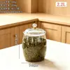 Cubo de Almacenamiento para Arroz, Cubo Sellado a Prueba de Insectos y Humedad, Contenedor de Almacenamiento Grande de Grado Alimenticio para el Hogar, Caja Transparente para Almacenamiento de Granos