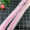 Venta al por mayor de fábrica Ropa Falsa Artificial Accesorios de Vestir Tiras de Piel Sintética de Conejo Rex Capa Dinastía Han Encaje Hecho a Mano DIY