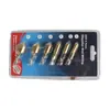 Herramienta de Desbarbado de Cinco Hojas al por Mayor 6 Piezas Mango Hexagonal Recubierto de Titanio Herramienta Manual Multifuncional de Desbarbado 6 Piezas Cuchillo de Desbarbado de Cinco Hojas