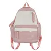 Mochila Verão Novo Estilo Mochila Dopamina Estilo Universitário Bolsa Escolar para Alunos do Ensino Fundamental II e Médio Mochila de Viagem de Grande Capacidade