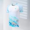 Nova Roupa de Badminton Manga Curta Masculina e Feminina Roupa Esportiva Manga Curta Roupa de Tênis para Estudante Roupa de Treinamento de Vôlei Verão Secagem Rápida 3928