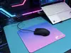 Alfombrilla de Ratón para Gaming de Color Degradado, Esterilla Universal para Escritorio con Diseño Antideslizante, Resistente al Desgaste y Borde Reforzado
