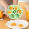 Molde Suplemento Alimenticio para Bebé Puede Ser Vaporizado Grado Alimenticio Oso Silicona Herramienta de Dibujos Animados Pastel al Vapor Resistente a Altas Temperaturas Molde para Pastel