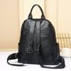 Bolso de Hombro Moda Cuero Genuino Bolso de Mujer Nueva Mochila Casual de Capa Superior de Piel de Vaca a Cuadros Mochila de Gran Capacidad 8160
