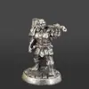 Figurita de Juguete Modelo Soldado Cibernético Tech Punk Futurista de Cobre Sólido Vintage, Adorno de Cobre para Escritorio para Hombres