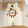 Mono de Verano sin Mangas para Niños y Niñas, Casual y Súper Lindo, Mono de Bebé Delgado y Transpirable con Diseño de Dibujos Animados