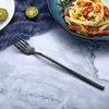 Cuchara y Tenedor Estilo Coreano 304 Acero Inoxidable Cuchara para Arroz Tenedor de Cantina Cuchara para Revolver Bebidas Cuchara y Tenedor Estilo Occidental Cuchara para Sopa Doméstica
