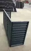 Rejilla de ventilación de persiana de aleación de aluminio cubierta para unidad exterior de aire acondicionado hecha a medida pared exterior a prueba de lluvia persiana ventilación de escape