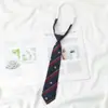 Foto de Formatura Uniforme Escolar Gravata Borboleta Uniforme de Bacharel Feminino Gravata Borboleta Vinho Tinto Estilo Japonês Estilo Preppy Jk Camisa Grátis Gravata Masculino