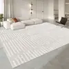 Alfombra de suelo para sofá de alta gama de lujo estilo crema antideslizante para sala de estar, ventanal, sin lavado, alfombra para mesita de noche de dormitorio