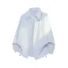 2026 Nova Camisa Masculina Estilo Americano Gaze Xadrez Unissex Fina de Manga Longa Jaqueta Pequena Masculina