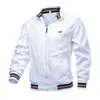 Nova Jaqueta Casual de Comércio Exterior Transfronteiriço Masculina Amazon Fabricante Pronta para Uso Primavera e Outono Esportiva Cor Sólida Jaqueta Masculina