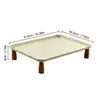 Bandeja de Armazenamento de Mesa Estilo Creme Suporte de Exibição de Cosméticos Transfronteiriço de Alto Valor Prateleira de Armazenamento Multiuso para Cozinha Banheiro