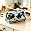 2026 Nova Bolsa de Cosméticos de Pelúcia paratemu Bolsa com Zíper para Skincare de Viagem Bolsa de Armazenamento Portátil de Grande Capacidade
