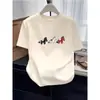 Camiseta de Manga Corta Ajustada de Algodón Puro con Hombro Derecho para Mujer con Diseño Único, Moderna Blusa Color Café Claro, Primavera/Verano 2026