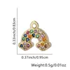 Colgante Pequeño de Paleta de Fruta Colgante de Fresa Micro Ajuste Colgante de Circonita Colgante de Pulsera Colgante de Collar Accesorios