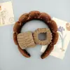 Set de Diadema y Muñequeras de Esponja para Nube Transfronterizo para Mujer, Terciopelo Estrellado con Pedrería Estilo Ins Accesorios para el Cabello de Celebridades de Internet Coreanas