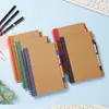 Cuaderno de Papel Kraft A5 Amazon Transfronterizo Notas Adhesivas Diseño de Cuaderno de Hojas Sueltas Se Puede Imprimir con Logo Bloc de Notas Cuaderno de Espiral
