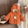 Chaqueta de Plumón para Bebé Ropa de Invierno para Niños y Niñas Ropa para el Cuerpo del Bebé Gruesa Cálida Ropa de Liebre 90 Ropa de Plumón de Pato Blanco para Salir en Invierno