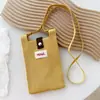 Bolsa Pequeña de Punto Color Sólido Estilo Ins Nicho 2026 Nueva Versión Coreana Bolso Cruzado Simple Mini para Viajes Diarios Teléfono y Billetera