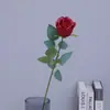 Flor Artificial Rosa de Una Capa Flor de Seda Accesorios de Fotografía Decoración de Mesa Flor Floral de Boda Material Flor de Rosa
