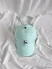 Gorra de Béisbol Bordada con Perro Dóberman de Dibujos Animados y Correa a Cuadros con Lazo Estilo Coreano para Mujer, Gorra de Sol para Primavera y Verano que Hace que la Cara Parezca Más Pequeña
