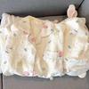 Pijamas Pijamas Verão Menina Ins Algodão Nuvem Desenho Animado Manga Curta Shorts Casual Roupa de Casa Verão Atacado Transfronteiriço