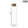 30 Botellas de Vidrio con Corcho de Boca Recta, Tubos de Ensayo de Borosilicato Alto, Botellas de los Deseos, Botellas de Deriva Cielo Estrellado, Botellas de Vino, Botellas Dispensadoras de Té