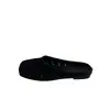 Mules Vintage Planos Tejidos de Punta Cerrada para Mujer en Stock, Nuevo Estilo 2026, Sandalias Deslizables para Exteriores de Verano por la Noche