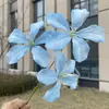 3 Cabezas de Nuevas Orquídeas de Llama Flores Artificiales para Boda y Decoración del Hogar Orquídeas Falsas Venta al por Mayor