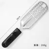 Ferramenta de Esfoliação para Pés em Aço Inoxidável para Remover Pele Morta e Calos, Máquina de Pedicure para Pés, Placa de Esfoliação e Lixa para Pés, Raspador de Planta do Pé e Ferramenta Lixa para Pés