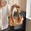 Bolso Nicho de Primavera Bolso Simple para Mujer 2025 Primavera Nueva Moda Color Puro Un Solo Hombro Bolso Dumpling Bolso Cruzado para Mujer