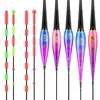 Flotador Electrónico Cambia de Color con Detección de Picada, Flotador con Sensor de Gravedad, Flotador Electrónico Luminoso, Flotador de Equipo de Pesca de Alta Sensibilidad con Alta Sensibilidad