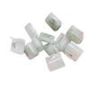 Colgante de Jade Tianshan Cui Candado Pequeño Jade Verde Esmeralda Flor Flotante Jade Roca Cuarzo Candado de Jade Pulsera Collar Aretes Horquilla Colgante
