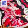 Impressão Digital Processamento por Sublimação Marca d'água Poliéster Total Lolita Hanfu Tecido Floral Padrão Floral Grande do Nordeste Tecido Tingido em Fio