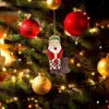 Navidad Transfronteriza Producto Nuevo Anciano sin Rostro Regalo Árbol de Navidad del Bosque Acrílico Plano Colgante para Espejo Retrovisor de Coche