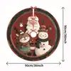 Artículos más vendidos transfronterizos: Falda para Árbol de Navidad, Hombre de Jengibre, Accesorios de Decoración para Fiesta de Escena de Año Nuevo, Decoraciones, Venta Directa del Fabricante