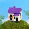 Micro-paisagem criativa estilo europeu moderno casa pequena villa mesa de areia paisagismo diy acessórios decorativos miniatura pequenos ornamentos