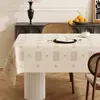 Mantel estilo vintage, impermeable y a prueba de aceite, mantel de comedor sin lavado, nuevo modelo 2025, mantel para mesa de centro, lujo ligero con un toque de alta gama, mantel retro