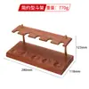 Colección de Soportes para Tuberías Soporte para Tuberías de Madera Maciza Soporte Individual para Tuberías de Cuero Soporte de Exhibición para Múltiples Tuberías Accesorios para Tuberías Lote Mixto