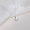 Collar de Gota de Agua para Mujer Lujo Ligero Sentido de Diseño de Nicho Avanzado 2023 Nuevas Explosiones Colgante de Collar