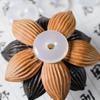 Fabricante Vende Jade Artesanato DIY Calcedônia Ágata Branca Pingente Fivela de Segurança Jade Masculino e Feminino Acessórios