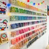 Estante de Exhibición para Pared Pindou Estante Transparente de Acrílico en Forma de U Estante de Almacenamiento para Colgar en la Pared DIY para Cuentas Frijolitos Botellas