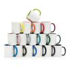 Taza de Cerámica Se Puede Imprimir con Logo Taza Publicitaria Taza de Regalo de Negocios 350ml Taza de Oficina Taza para Agua Porcelana Blanca