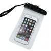 Natación en la playa Pantalla táctil Carcasa de buceo Adecuada para Apple 6.5 pulgadas Pvc Transparente Impermeable Luminiscente Fluorescente Bolsa Impermeable para Teléfono Móvil