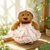 Apenas Roupas de Boneca 28cm Roupas do Urso de Barcelona S Laço Rosa Vestido de Princesa Roupas de Boneca Vestido Lolita Roupa para Fantasiar