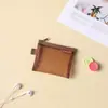 Cartera de Nylon Tridimensional Simple para Monedas, Bolsa Grande para Llaves de Gran Capacidad, Bolsa para Auriculares, Monedero, Bolsa Transparente de Almacenamiento, Multifuncional