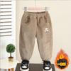 6880 Mallas Gruesas de Invierno para Niños 2026 Nuevos Pantalones de Pana para Niños Estilo Otoño e Invierno para Bebé Pantalones de Forro Polar