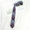 Versão da Camisa Uniforme Estilo Japonês Trendyy j Xadrez Gravata Dk Amarrada à Mão Masculino coreano k Estudante Feminina Estilo Preppy Uniforme Escolar Material Escolar Senso